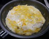 簡単！唐揚げリメイク☆クリーム親子丼作り方4写真