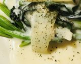 ホウレン草の白ワイン炒め＆ホワイトソース作り方4写真