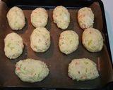 3種の野菜とチーズの米粉パン作り方4写真