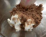 レンジで簡単★黒糖スコップチーズケーキ作り方3写真