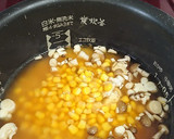 あたただしで秋鮭とコーンの炊き込みご飯作り方3写真