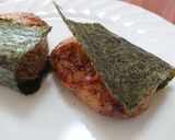 マーマレード醤油だれde磯辺焼きおにぎり作り方4写真