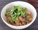 大満足！簡単サバの味噌煮缶炊き込みごはん作り方4写真