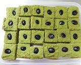 お正月に。抹茶黒豆おからチーズケーキ作り方11写真