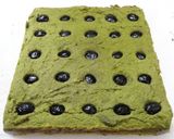お正月に。抹茶黒豆おからチーズケーキ作り方8写真