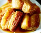 お正月に。抹茶黒豆おからチーズケーキ作り方17写真
