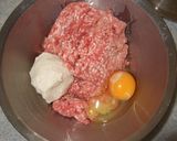 ジューシー・豚挽き肉でハンバーグ作り方3写真