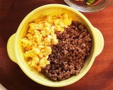 離乳食後期〜完了期 2色そぼろ丼作り方3写真