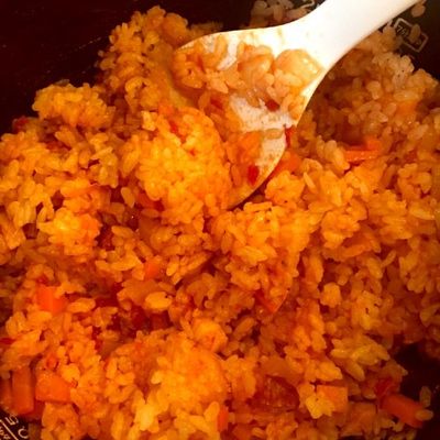 オムライスに！炊飯器簡単ケチャップライス by まる子ちゃんママ