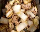 簡単！時短！白菜と豚肉のマヨポン炒め作り方4写真
