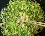 芽キャベツの中華香味炒め作り方4写真