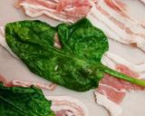 ちぢみほうれん草豚バラ巻き作り方1写真