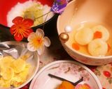 離乳食初期~ お正月*ミルク粥の団子添え作り方7写真