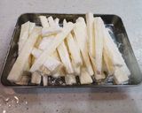 簡単 かつお香る長芋の和風フライドポテト作り方1写真