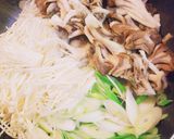 ヘルシー♡きのこ入り肉豆腐作り方3写真