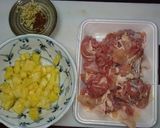 あたた生だししょうゆで鶏もも肉のハワイ風作り方1写真
