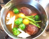 野菜のお雑煮　鶏と鰹の合わせだし作り方3写真