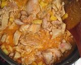 あたた生だししょうゆで鶏もも肉のハワイ風作り方5写真