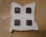 簡単朝昼　マシュマロチーズチョコトースト作り方1写真