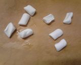 簡単朝昼　マシュマロチーズチョコトースト作り方3写真