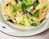 簡単！ペペロンチーノ風～キャベツ多め☆作り方4写真