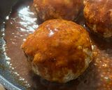 とろりチーズのっけハンバーグ作り方4写真