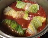 豚肉白菜巻きのトマト煮作り方3写真
