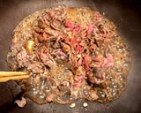 牛コマで！すきやき風煮物作り方2写真