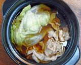 お出汁で食べるレタスと豚肉のしゃぶしゃぶ作り方1写真