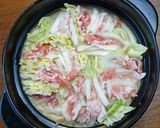 明太豆乳鍋作り方1写真