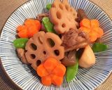 ハレの日にも普段にも♪色どり筑前煮作り方10写真