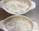 残りのビーフシチュー活用術♪餅入りドリア作り方1写真