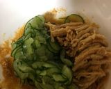 胡瓜と油揚げの酢の物作り方2写真