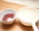圧力鍋でお手軽に⁂花型のお赤飯作り方1写真