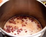 圧力鍋でお手軽に⁂花型のお赤飯作り方4写真