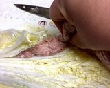 白菜と豚ミンチの簡単ミルフィーユ鍋作り方5写真