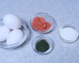 ポリ袋で寄せ卵(フェーズフリー）作り方1写真