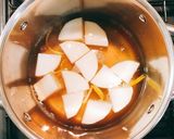 ほっこりゆずの香り、里芋と大根の煮物作り方3写真