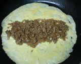 チーズがとろ～り♥そぼろ入り玉子焼き♪作り方1写真