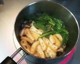 小松菜と油揚げとしめじのお味噌汁作り方7写真