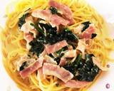 ほうれん草のクリームパスタ作り方5写真