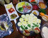 ☺️材料4つ♦️タコ焼き焼き♦️☺️生地作り方4写真