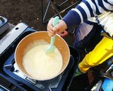 BBQメニューOpenフルーツPie☺️作り方2写真