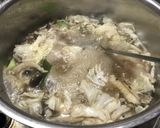 九条ネギと白菜とキノコと豚肉の和風スープ作り方9写真