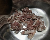 九条ネギと白菜とキノコと豚肉の和風スープ作り方6写真