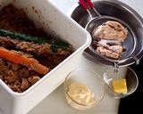 鯖缶と糠漬けで海苔巻きパン作り方1写真