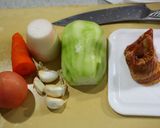 野菜パパイヤと根菜のスープ作り方1写真