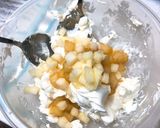 マスカルポーネと2種類の食感のリンゴ作り方3写真