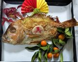 にらみ鯛(祝い鯛)の焼き方作り方13写真