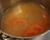 正月♪甘塩っぱい♪普段の味噌で餡餅の雑煮作り方4写真